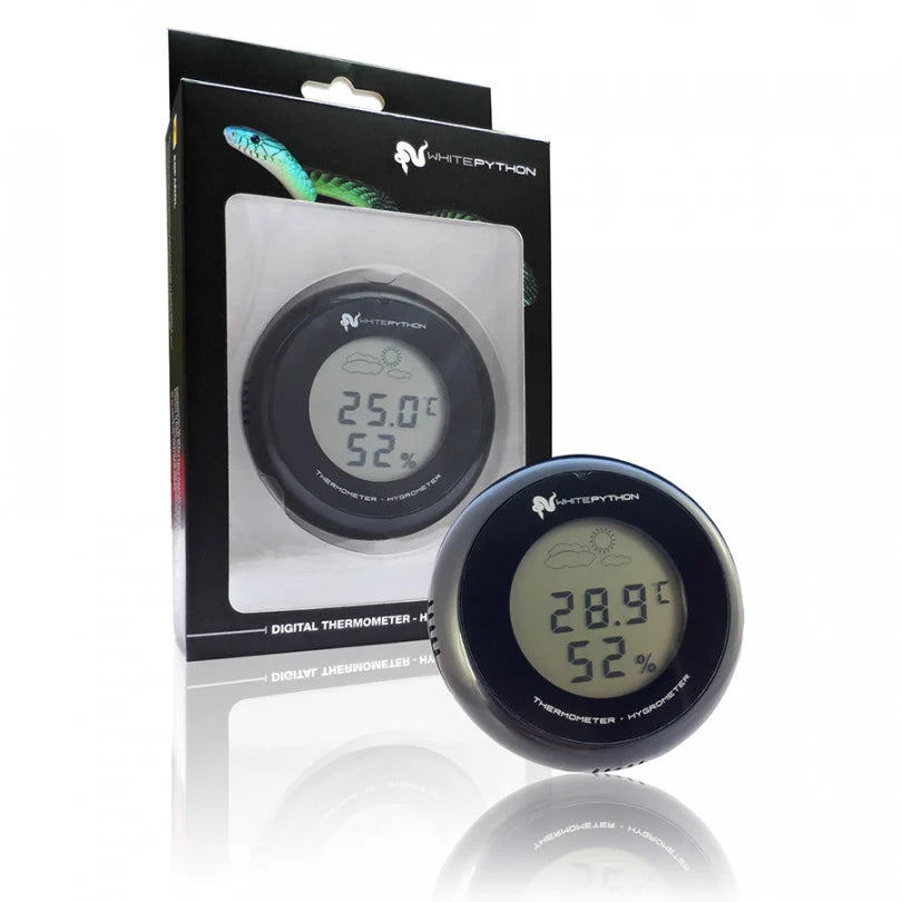 White Python Digital Thermometer/Hygrometer Pet Market