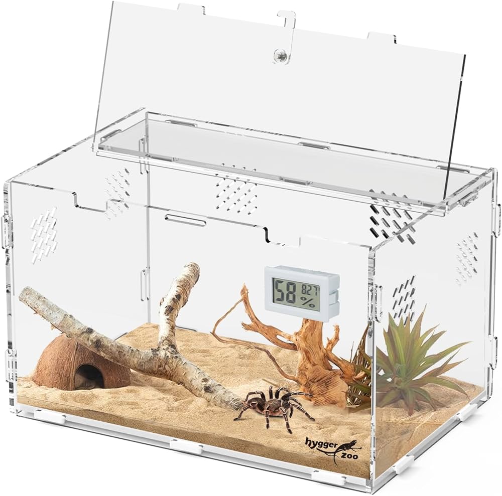 Hygger Acrylic Reptile/Invert Enclosure (Horizontal) Pet Market