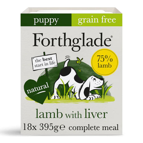 Puppy Lamb With Liver & Vegetables Wet Dog Food Forthglade