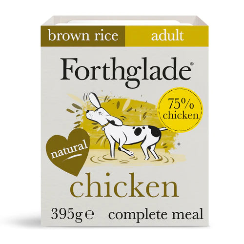 Adult Chicken With Brown Rice & Vegetables Natural Wet Dog Food Wet Food Forthglade
