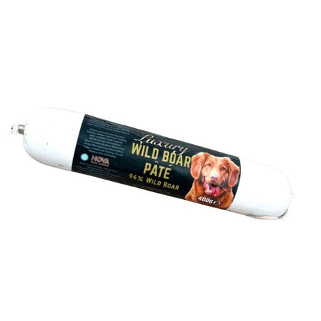 Nova Paddock Farm Luxury Wild Boar Pate 400g Dog Food Nova Paddock