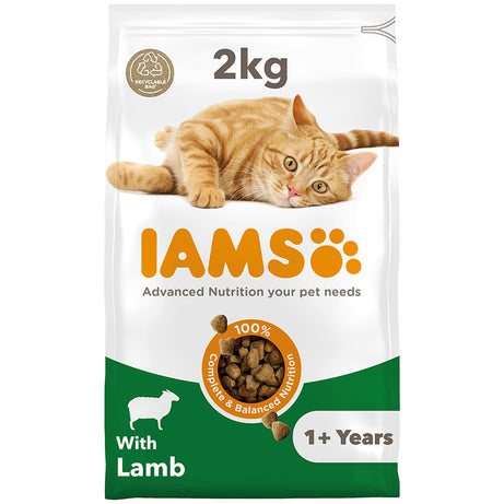 IAMS cat food with Lamb 2kg Iams