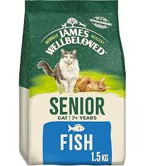 James well beloved senior cat with fish 1.5kg James Wellbeloved