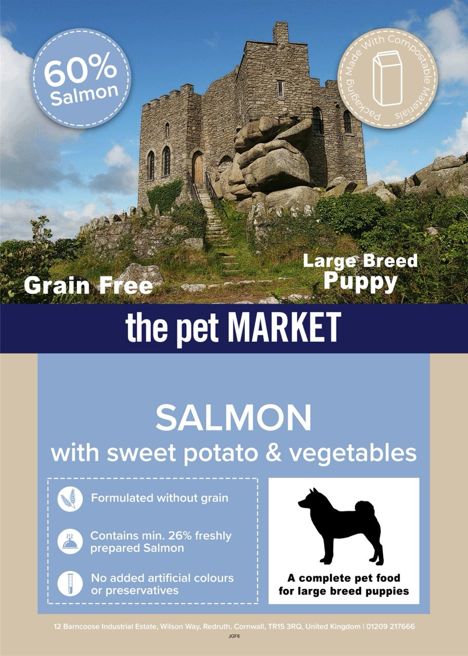 Grain Free Large Breed Puppy Salmon dry the Pet MARKET