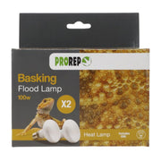 PR 2-Pack Basking Flood Lamp 100w ES Pet Market