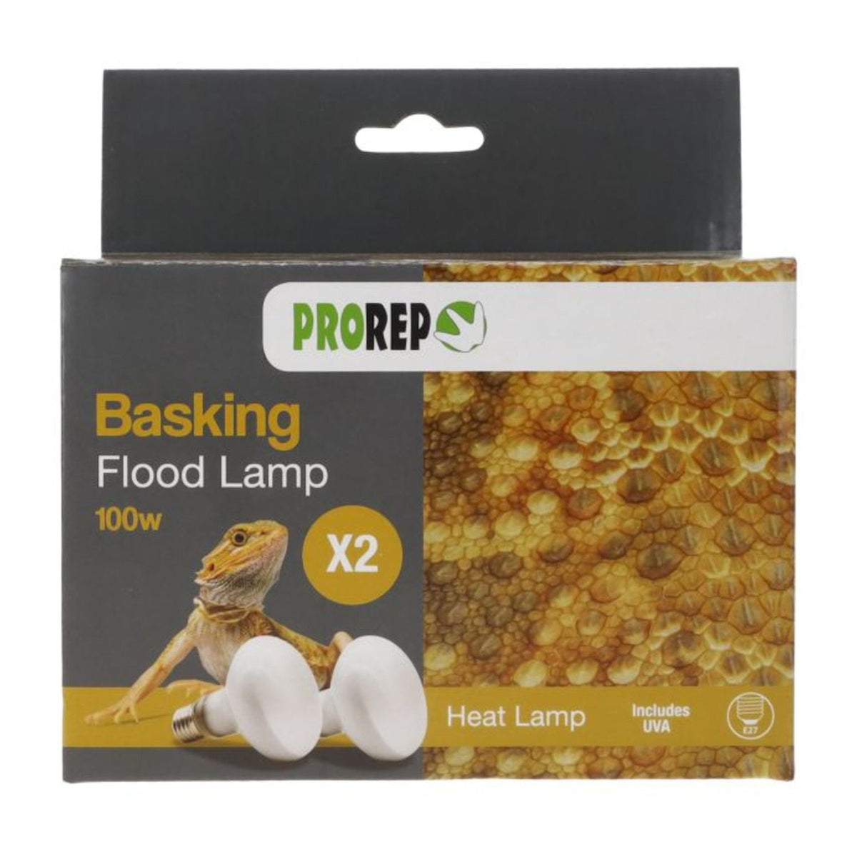 PR 2-Pack Basking Flood Lamp 100w ES Pet Market