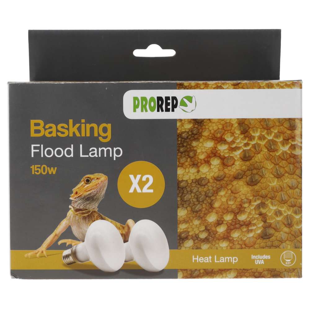 PR 2-Pack Basking Flood Lamp 150w ES Pet Market