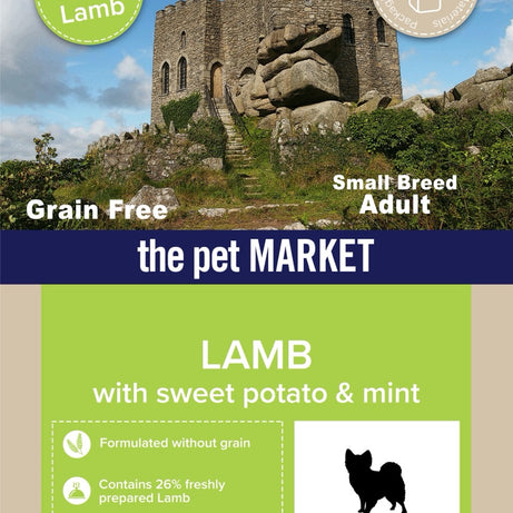 Grain Free Small Breed Adult Dog Lamb Dry Complete kibble the Pet MARKET