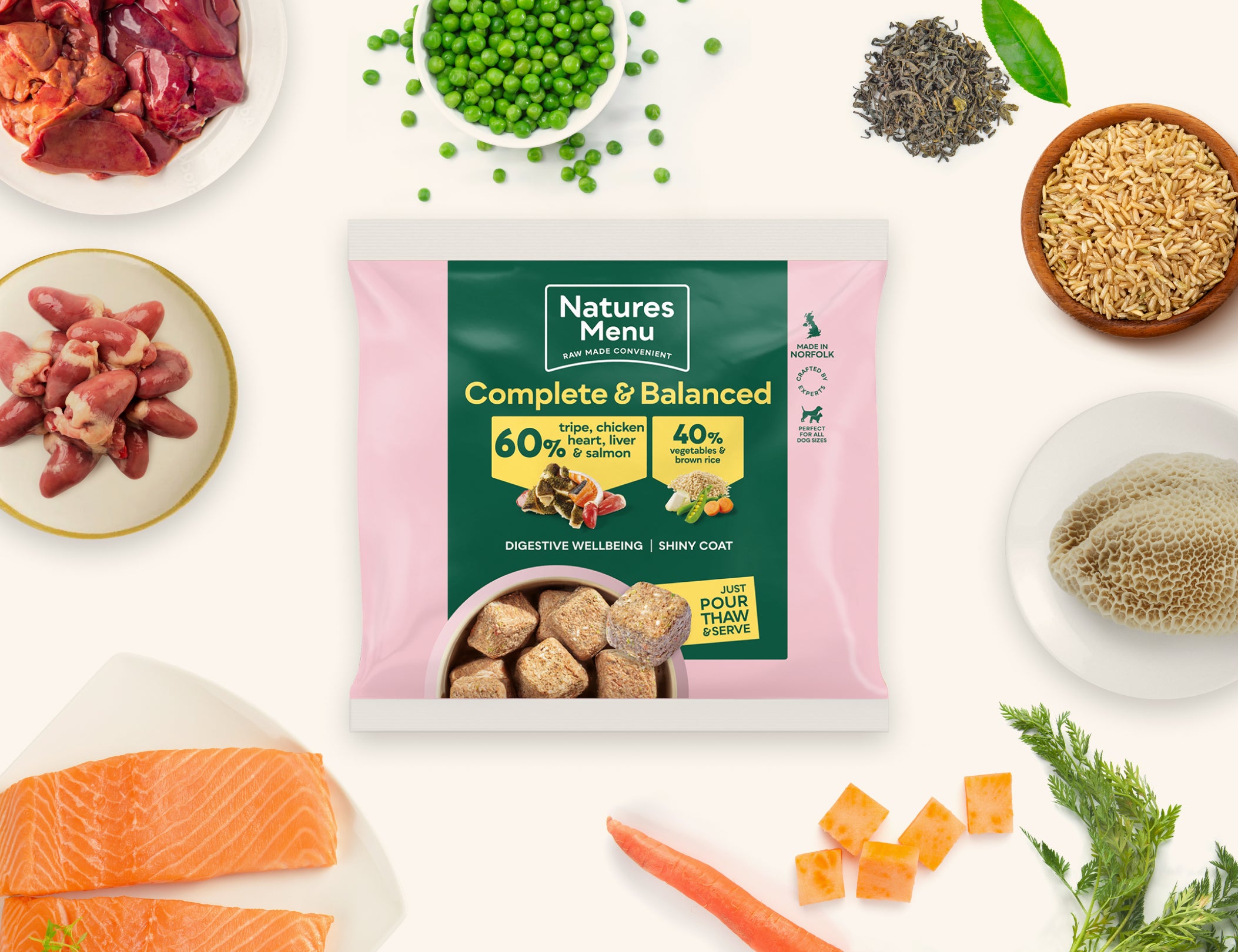 Natures Menu Frozen Banquet 500g Pet Market