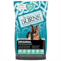 Burns Original Fish & Brown Rice Dry Complete kibble Burns