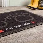 Pet Rebellion Dinner Mat Black Paw Pet Market
