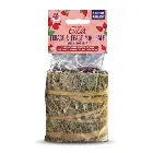 Burgess Excel Forage & Feast Hay Bale with Rosehip 100g Small Mammal - Food Burgess