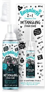 2 in 1 Detangling Foam Comb (Fragrance Free) Grooming Bugalugs