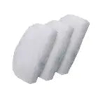 Fluval Quick-Clear filter media 3-pack for 106/206 and 107/207 aquarium filters, showing foam and carbon filter pads.