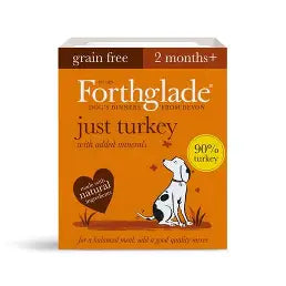 Just Turkey Natural Wet Dog Food Forthglade