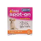 4fleas Spot on Dog -4kg x2 4fleas