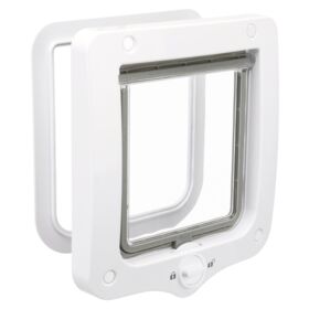 2-Way Flap Door White Pet Market