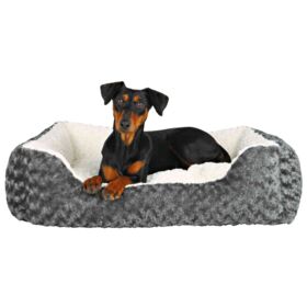Cuddly Dog Bed Grey 50 x 40cm