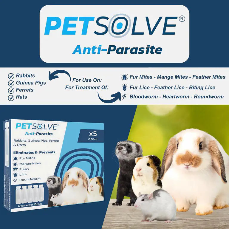 Petsolve Anti-Parasite For Small Animals Pet Market