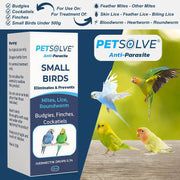 Petsolve Anti-Parasite 10ml For Small Birds Pet Market