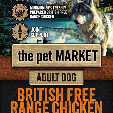 Superfood 65 Adult Dog British Free Range Chicken Dry Complete kibble the Pet MARKET