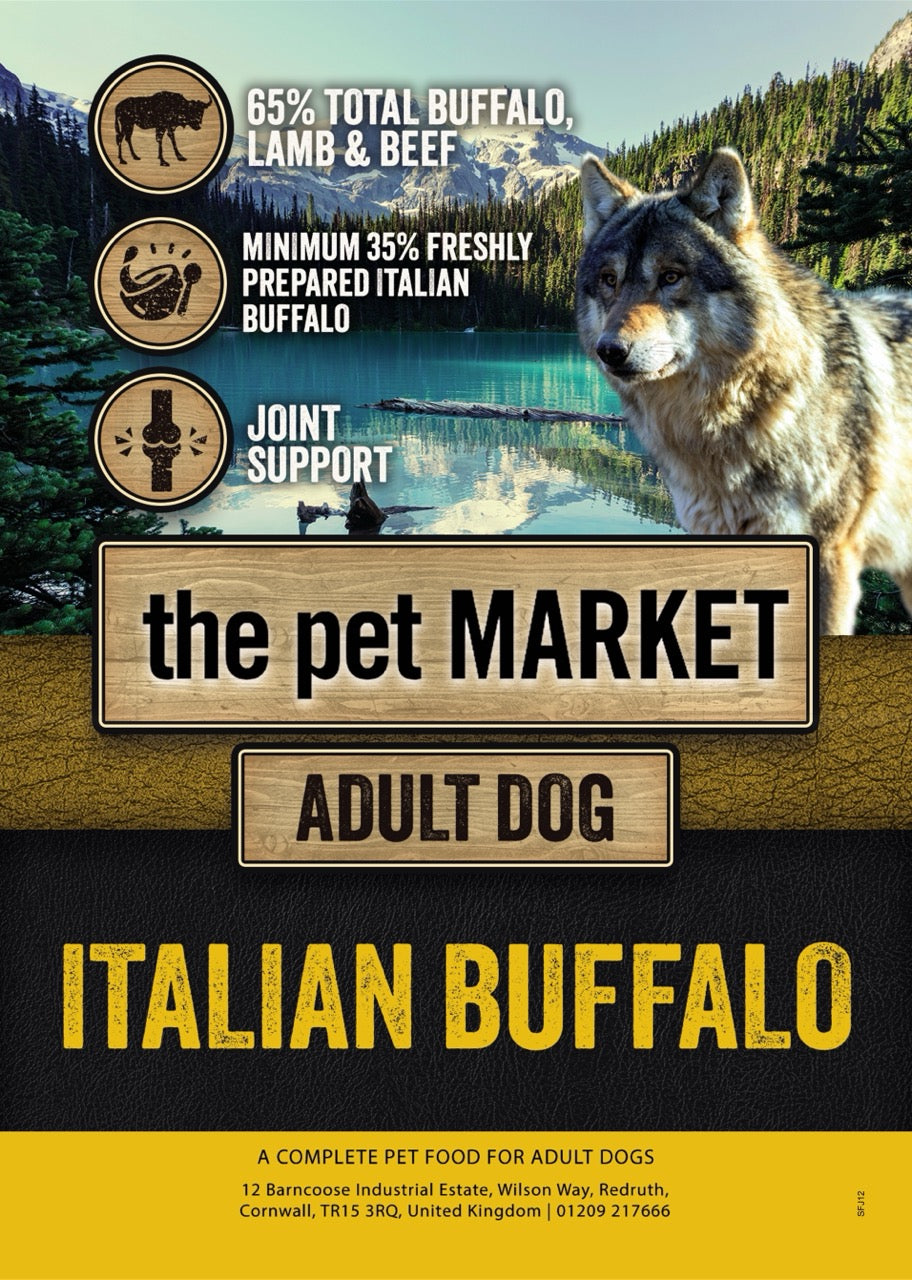 Superfood 65 Adult Dog Italian Buffalo Dry Complete kibble the Pet MARKET