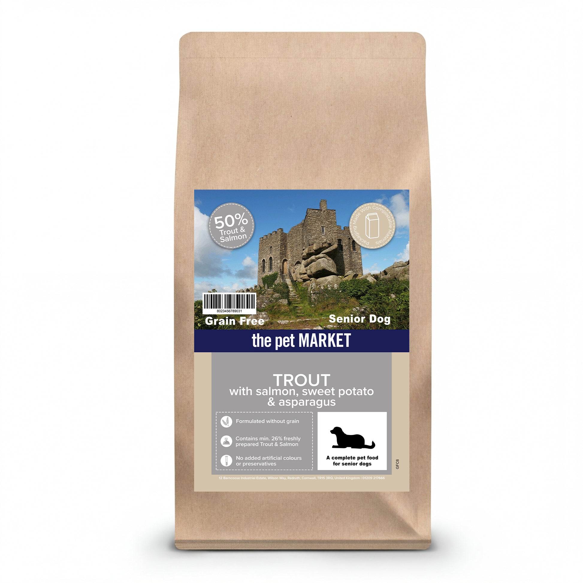 Grain-free - Trout With Salmon, Sweet Potato & Aspagus - Senior PetMarket