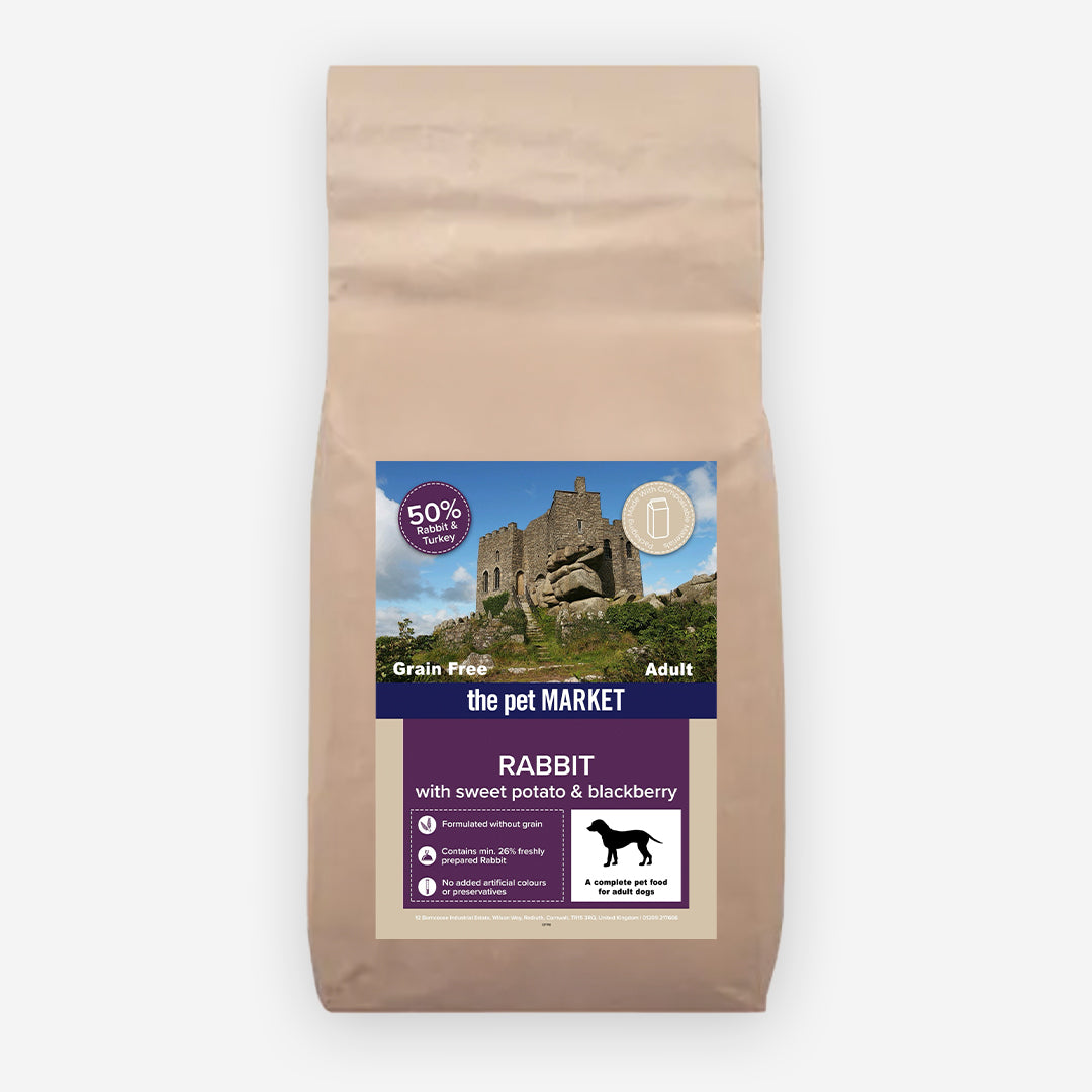 Grain Free Adult Dog Rabbit Dry Complete kibble the Pet MARKET
