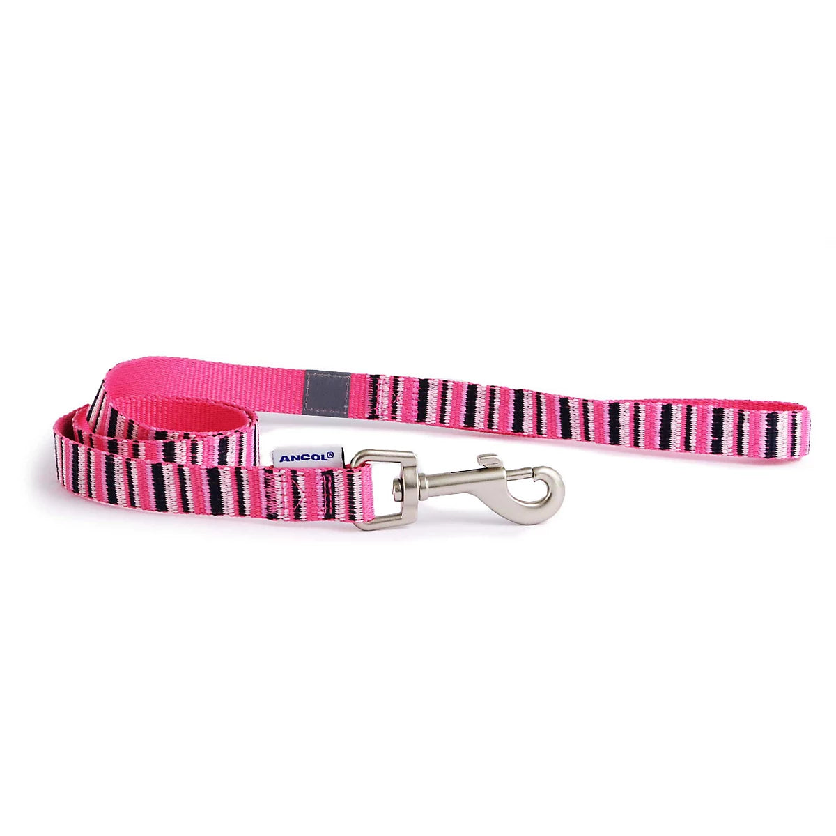 HOT PINK CANDY STRIPE MADE FROM LEAD Dog accessories Ancol