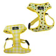 SUNFLOWER/YELLOW CHECK REVERSIBLE HARNESS Dog accessories Ancol