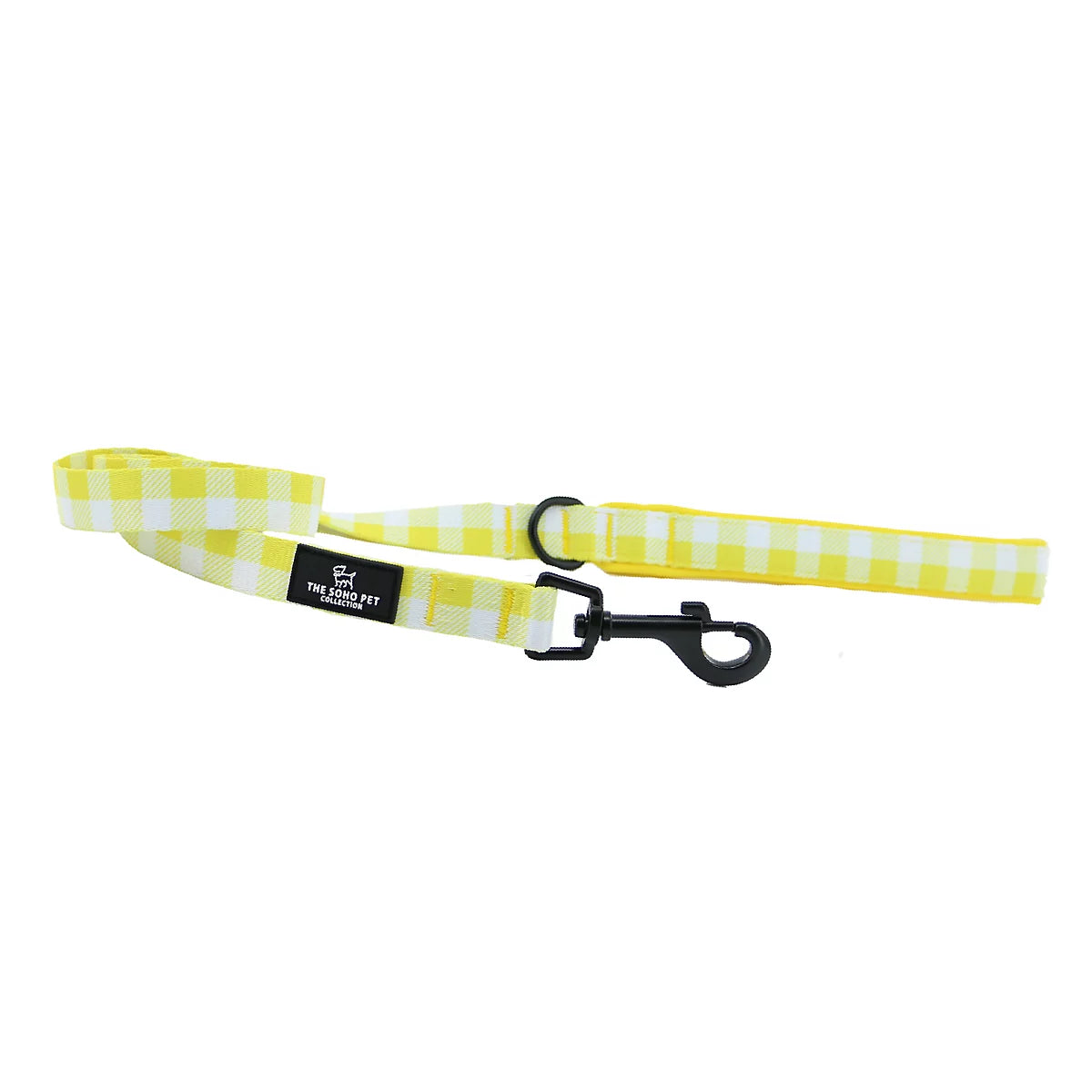 SOHO PET COLLECTION YELLOW CHECK LEAD Dog accessories Ancol