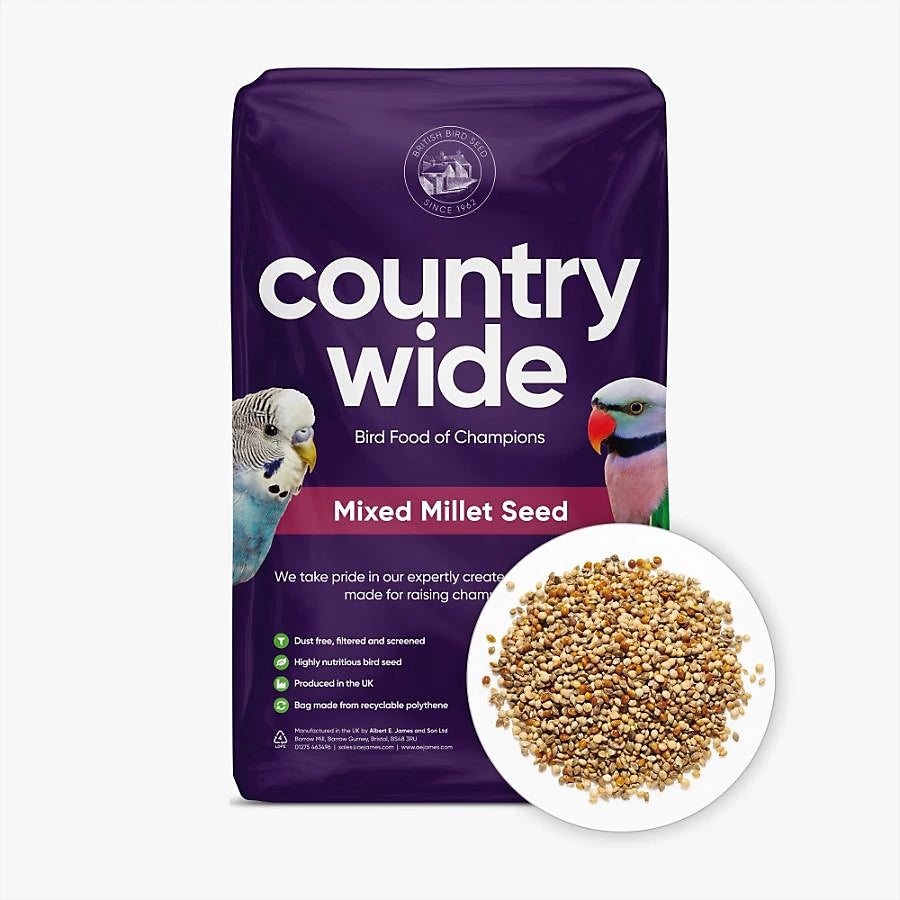 Countrywide Mixed Millet 20kg Bird - Food Countrywide