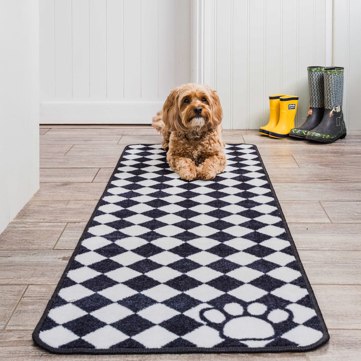 Pet Rebellion Stop Muddy Paws XL Runner Chess Pet Market