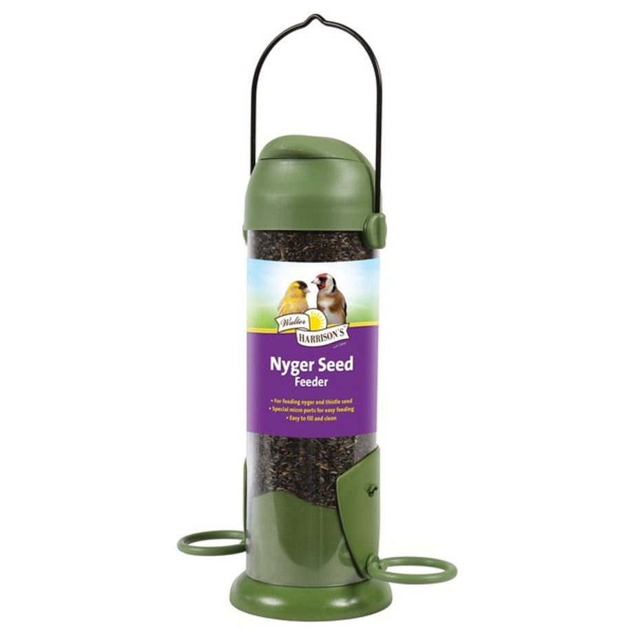 Harrisons Flip Top Nyger Seed Feeder 22cm Bird feeder Harrisions