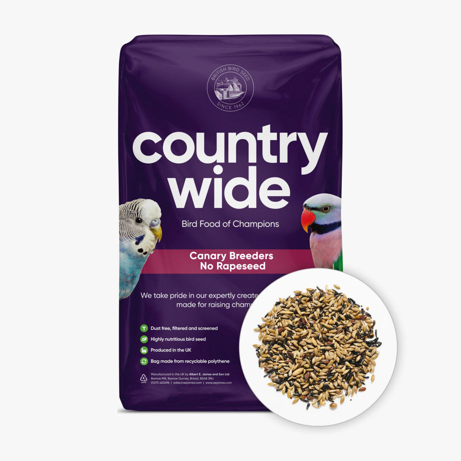 Countrywide Canary Breeders No Rapeseed Mix Bird feed Country Wide