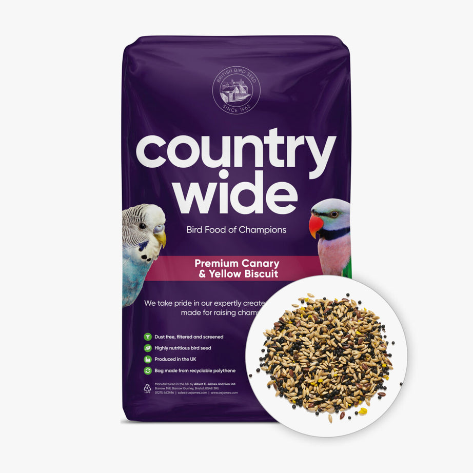 Countrywide Premium Canary & Yellow Biscuit Mix Bird feed Country Wide