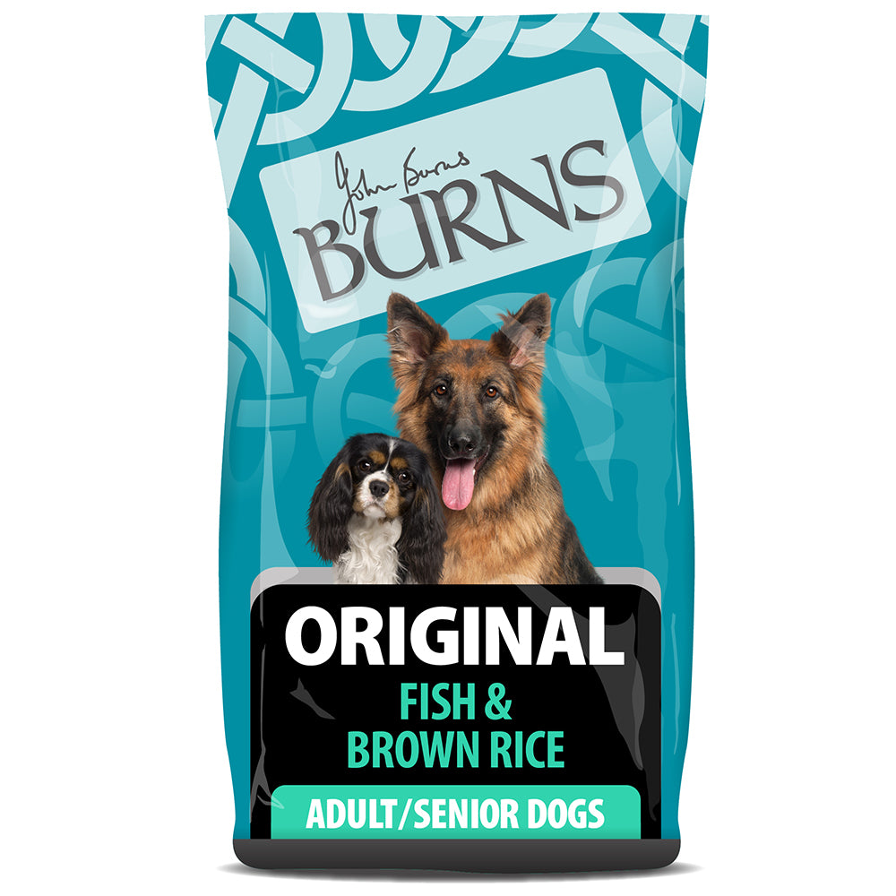 Burns Original Fish & Brown Rice Dry Complete kibble Burns