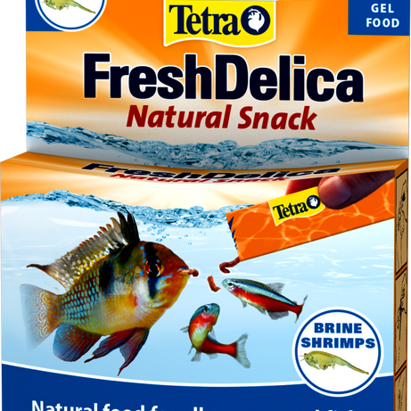Tetra FreshDelica Natural Snack Brine Shrimps Fish Food Tetra