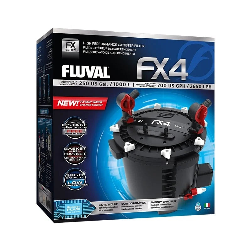 Fluval FX4 External Canister Filter (1000 Litres) External Filter Fluval