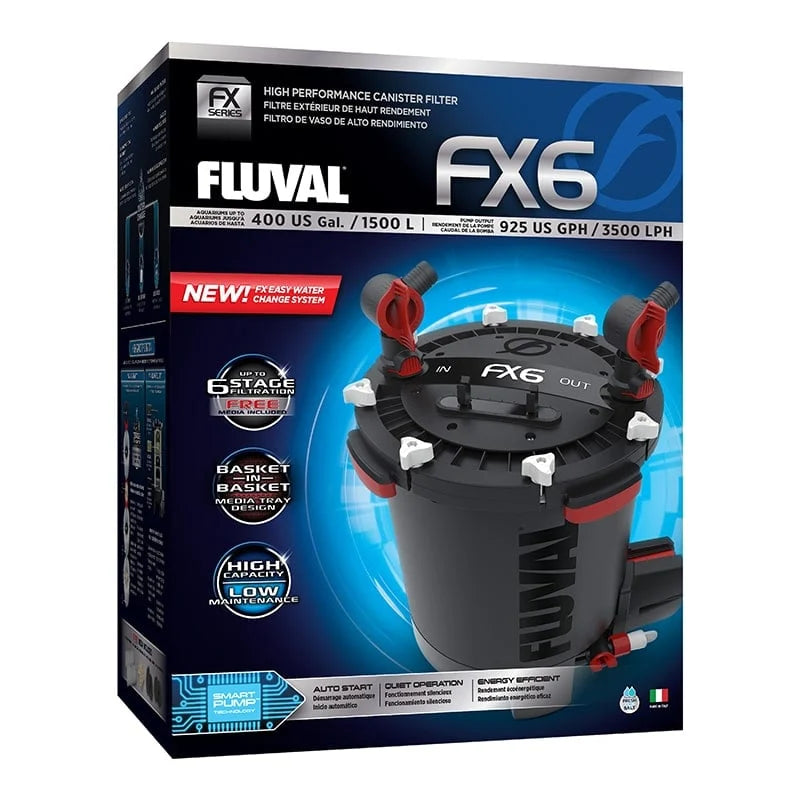 Fluval FX6 External Canister Filter (1500 Litres) External Filter Fluval