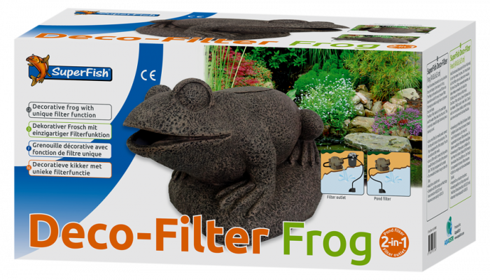 SuperFish Pond Deco Filter Pond Deco Filter SuperFish Frog