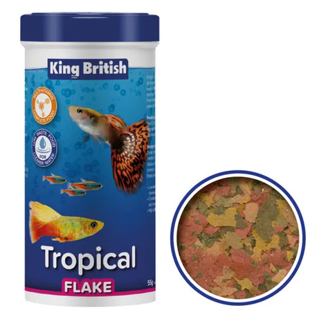 King British Tropical Flake Fish Food King British