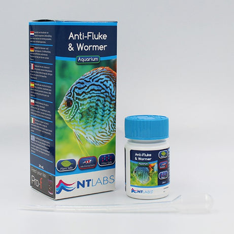NT Labs Aquarium Anti-Fluke & Wormer Fish Treatment NT Labs