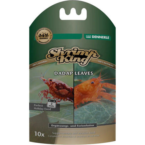 Dennerle Shrimp king Dadap Leaves Fish Food Dennerle