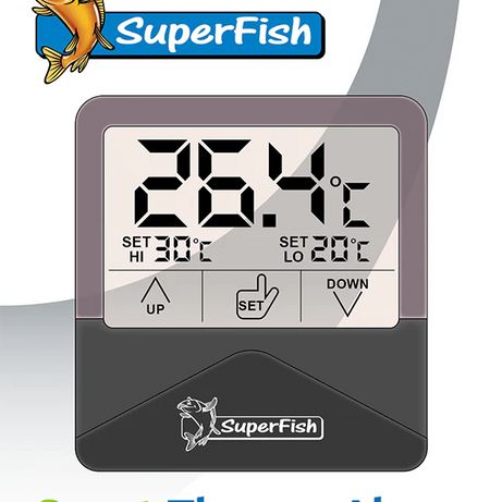 SuperFish Smart Thermo Alarm Aquarium Thermometer SuperFish