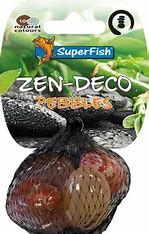 SuperFish Zen Pebble Aquarium Decorative Gravel SuperFish Red 200g
