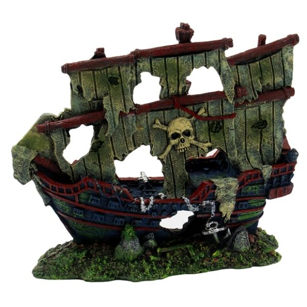 SuperFish Shipwreck Aquarium Ornament SuperFish