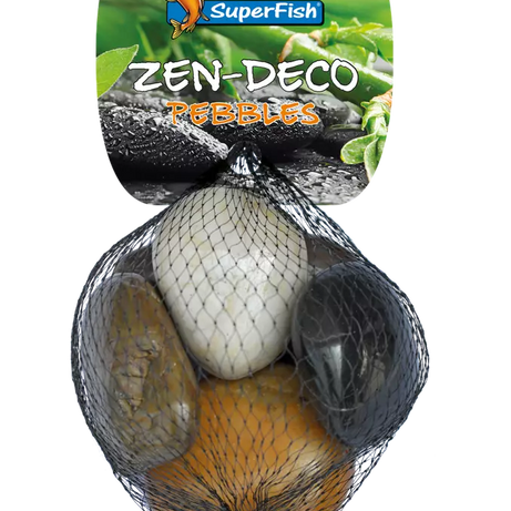 SuperFish Zen Pebble Aquarium Decorative Gravel SuperFish Medium Mix 450g