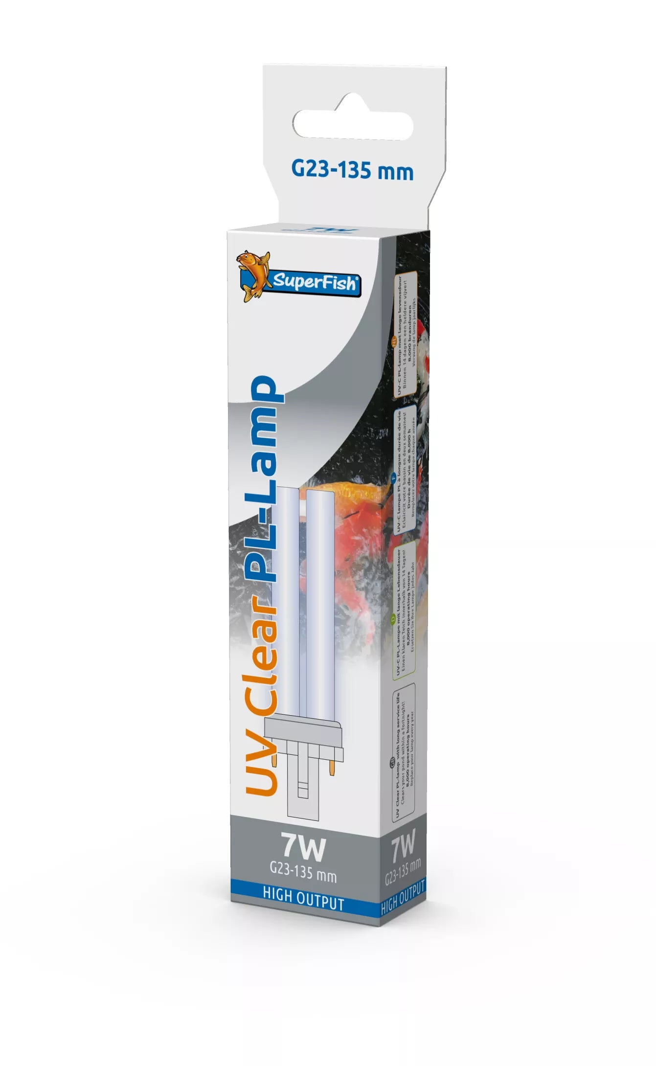 SuperFish G23-UV Replacement Lamps Pond UV Bulb SuperFish 7 watt 135mm