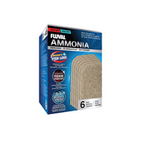 Fluval 306/406 and 307/407 Ammonia Remover - 6 pack Filter Media Fluval